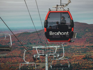 Balade en télécabine à Bromont, montagne d'expériences