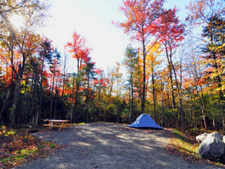 Camping du parc national du Mont-Mégantic