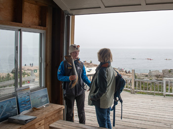 Expérience visiteur au parc marin